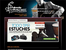 Tablet Screenshot of guitar-glove.com